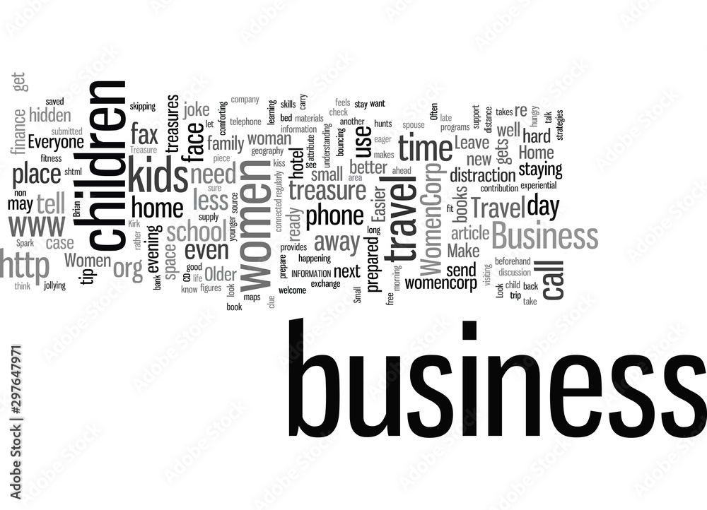 Obraz premium How To Make Business Travel Easier on Your Family