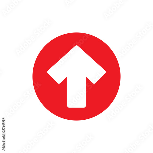 Free Download arrow icon vector trendy flat design - GFXLoad