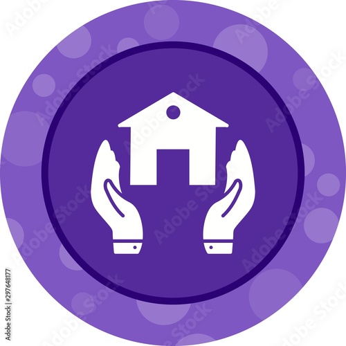 Beautiful Insurance Vector Glyph Icon