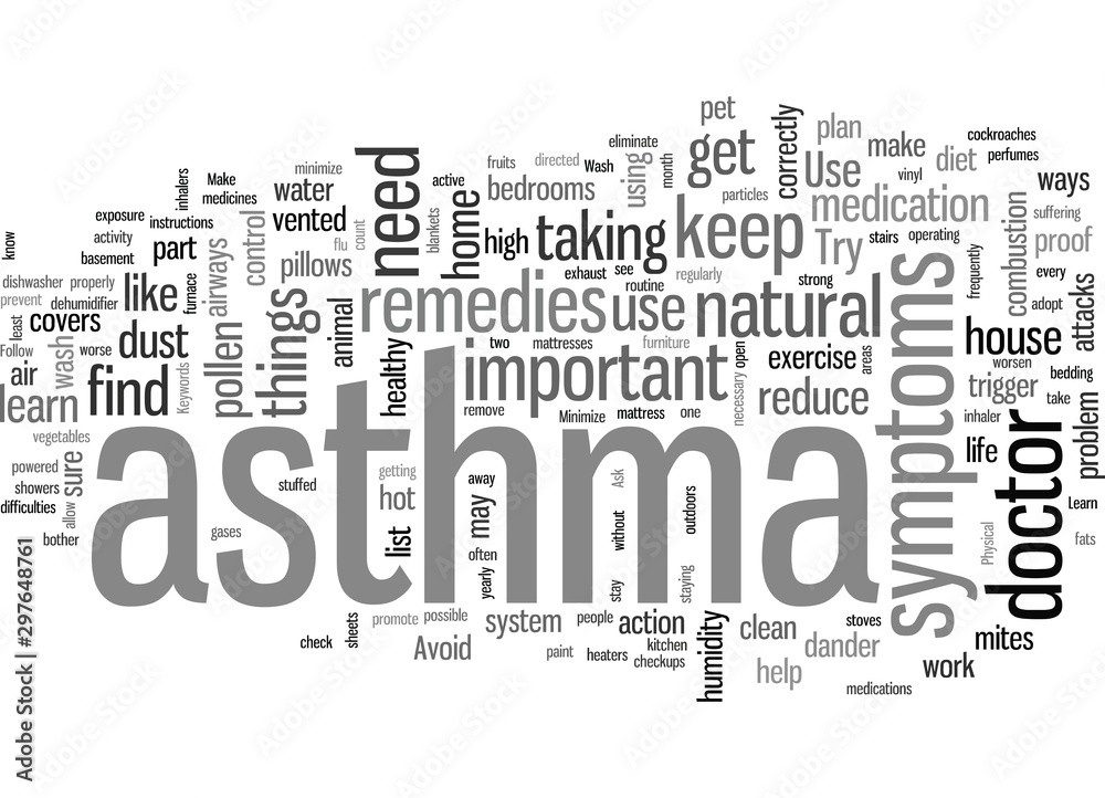 Fototapeta premium How to Live With Your Asthma