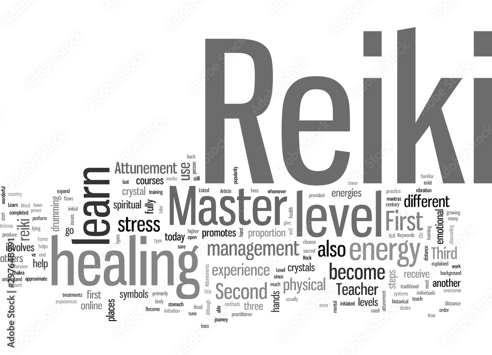 Naklejka premium How to Learn Reiki and Become a Reiki Master