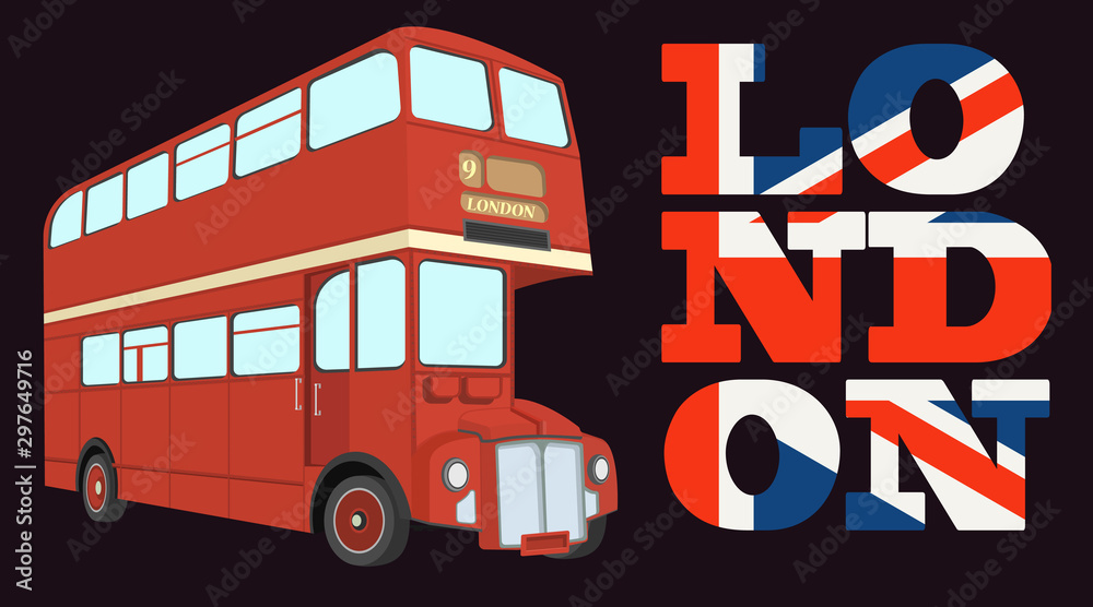 Fotografia Double decker bus from England
