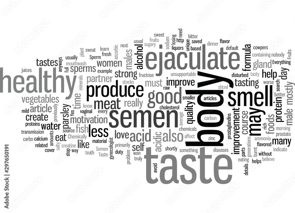 How To Improve Semen Sperm Taste How To Improve Semen Sperm Taste
