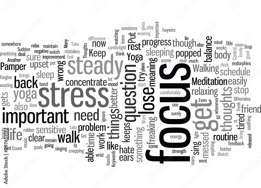 Fototapeta premium How To Handle Stress