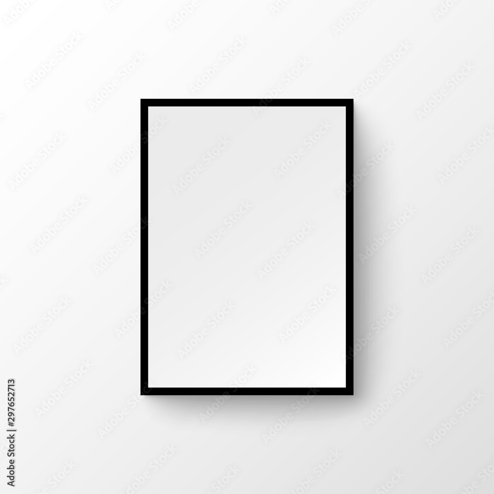 Picture frame wall image. Blank wood painting modern photo frame gallery design Picture frame wall image. Blank wood painting modern photo frame gallery design