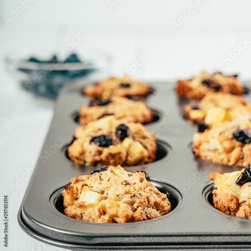 Blueberry And Apple Fruity Cupcakes Muffins