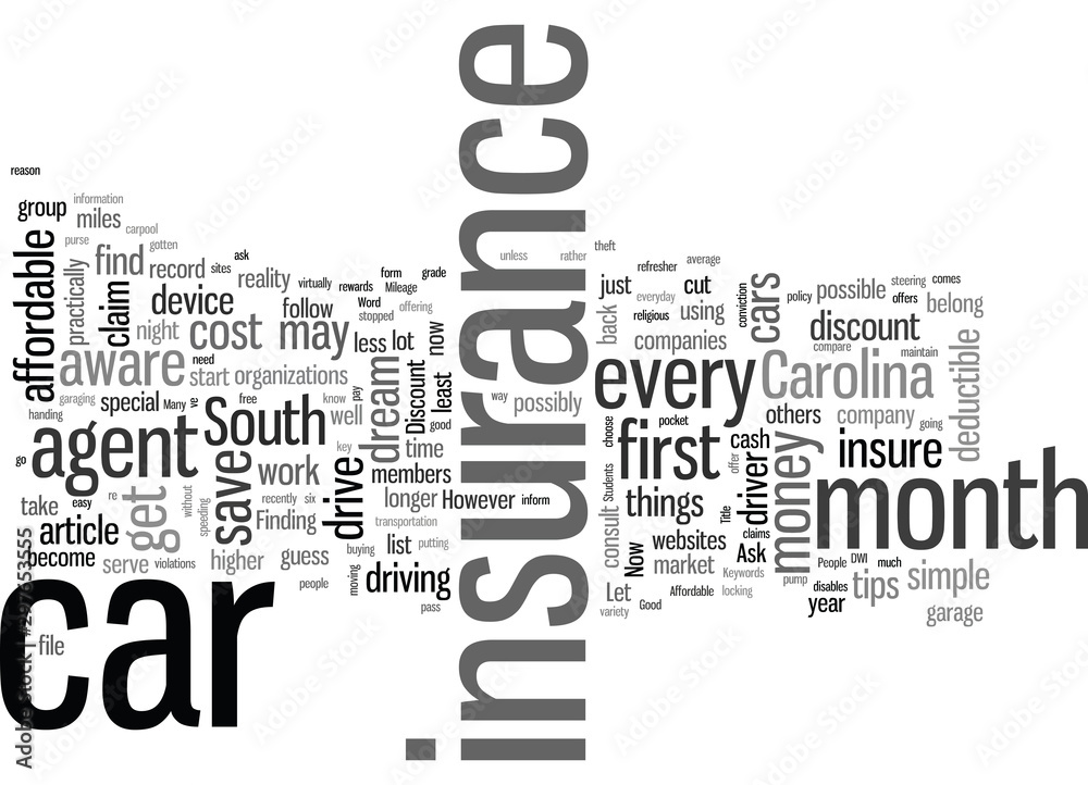 How To Get Affordable Car Insurance In South Carolina How To Get Affordable Car Insurance In South Carolina