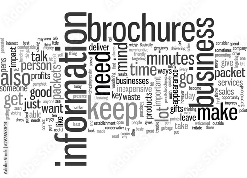 How to get a brochure to a business