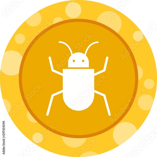 Beautiful Bug Vector Glyph icon