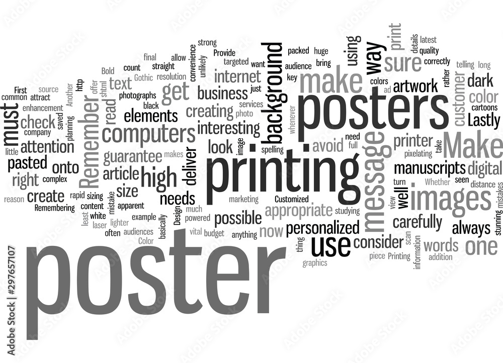 Fototapeta premium How to Design Posters