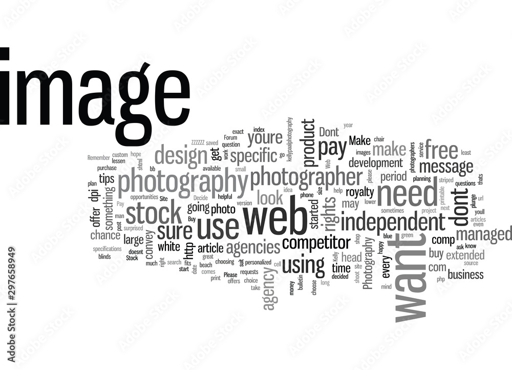 Obraz premium How to Chose Stock Photography for your Web Site