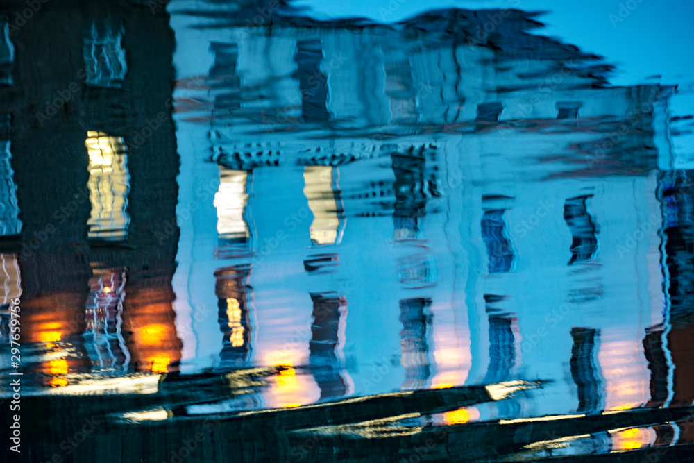 Fototapeta house in the water dublin