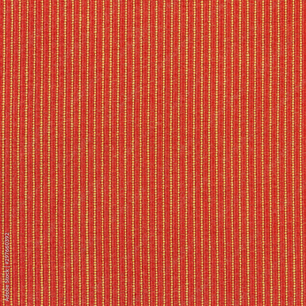 Detail of Seamless Red and Yellow Striped. Fabric Texture for Background Detail of Seamless Red and Yellow Striped. Fabric Texture for Background
