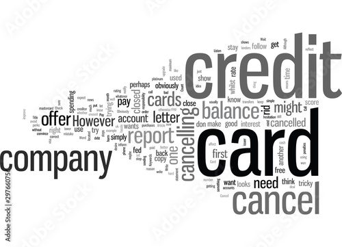 How To Cancel A Credit Card