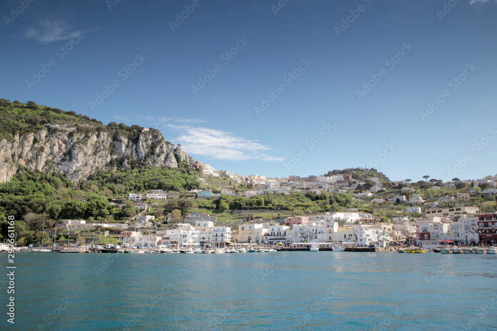 harbour on the island of capri