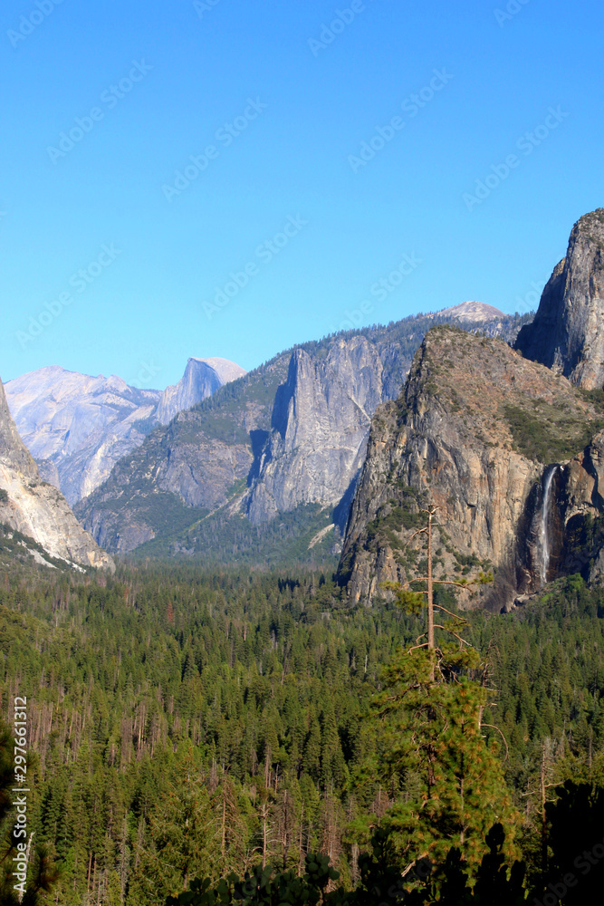 Poster Tunnel View provides one of the most famous views of Yosemite ...