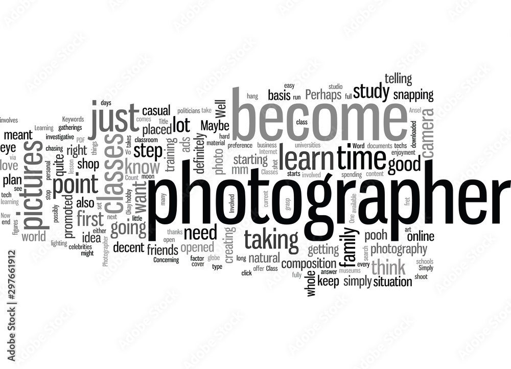 How To Become A Photographer