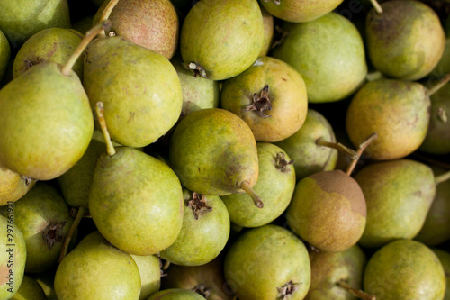 pears at the market