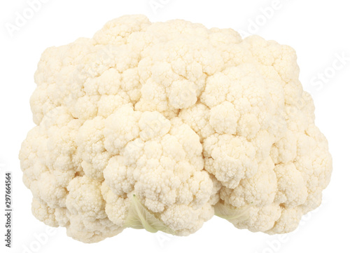 Cauliflower isolated on a white background. Food