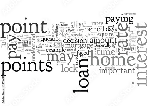 Home Loans Should I Pay Points
