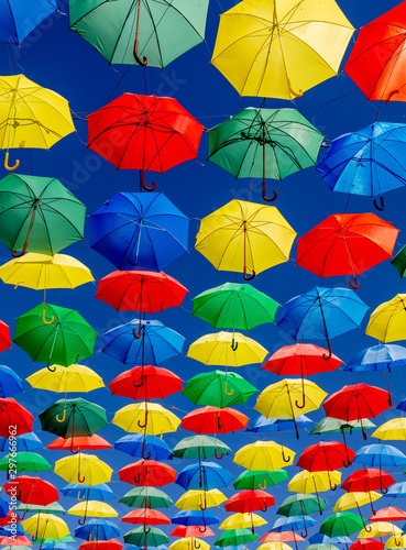 Colorful umbrellas