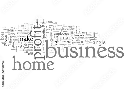 Home Business From The Profit Angle