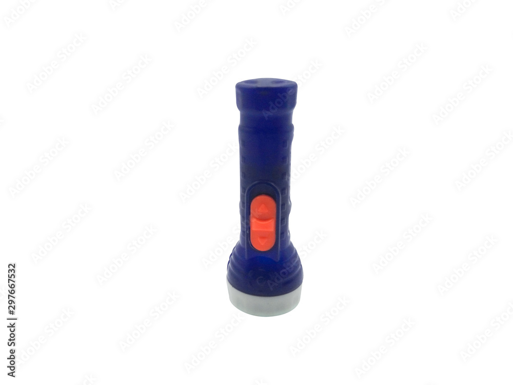 flashlight isolated on white background. Clipping Path flashlight isolated on white background. Clipping Path