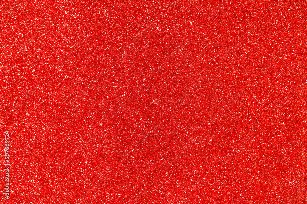 Glitter glow Shiny festive red background texture - obrazy, fototapety, plakaty 