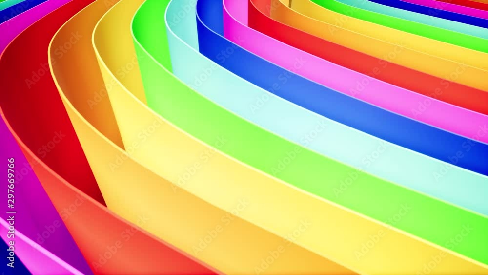 Rainbow color maze seamless animation. Numerous paths separated with iridescent walls footage. Abstract labyrinth with vibrant passages looped video. Hypnotic wavy background with multicolored lanes Rainbow color maze seamless animation. Numerous paths separated with iridescent walls footage. Abstract labyrinth with vibrant passages looped video. Hypnotic wavy background with multicolored lanes