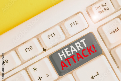 Wall Mural Handwriting text writing Heart Attack