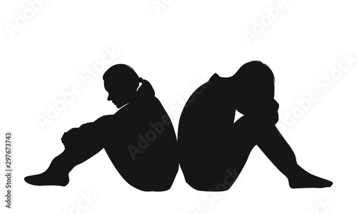 Couple discordance. couple after violence. 