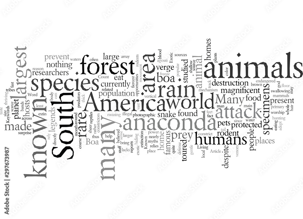 Exotic South American Animals Exotic South American Animals