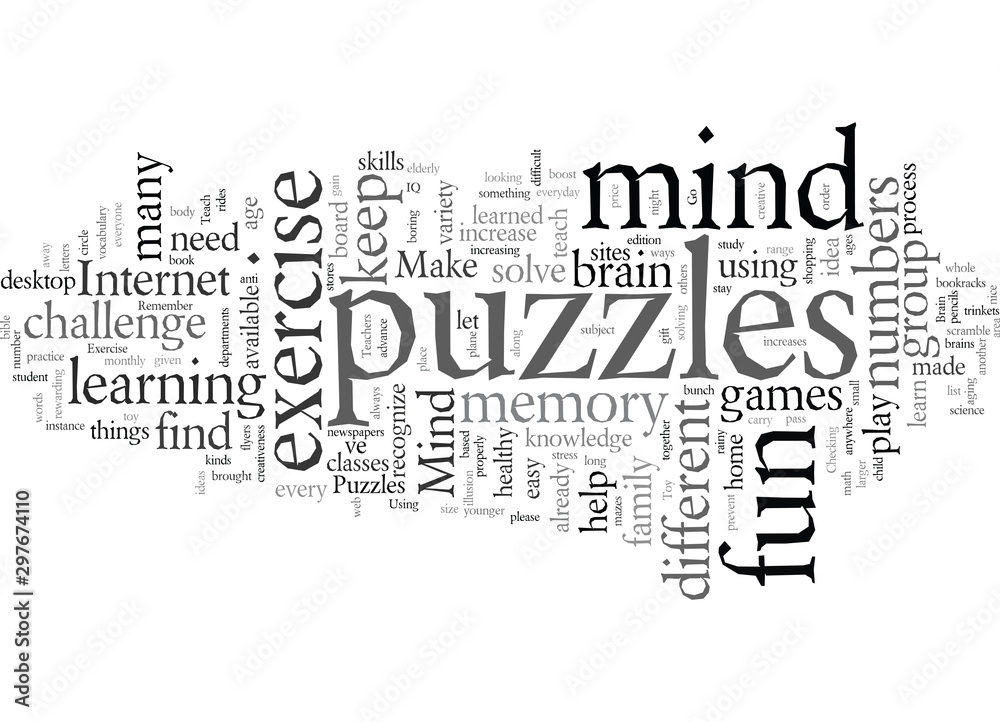 Exercise the Brain in Mind Puzzles