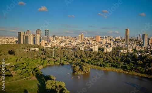 view in Tel Aviv Israel