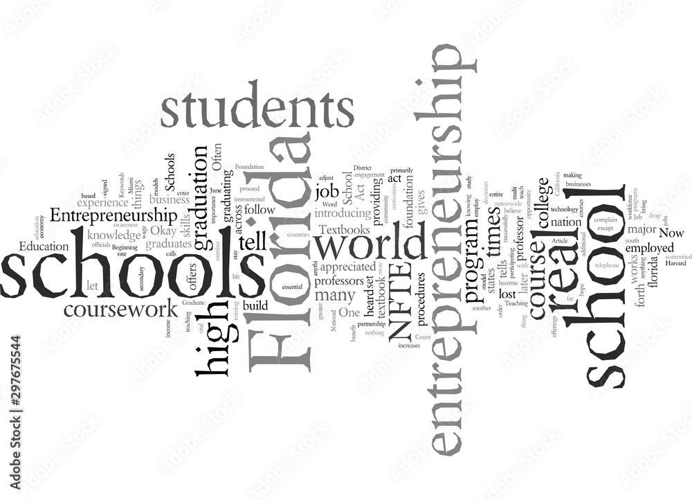 Entrepreneurship Major Introduced For Secondary Florida Schools Entrepreneurship Major Introduced For Secondary Florida Schools
