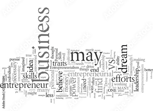 Entrepreneurialism Seven Unnecessary Traits