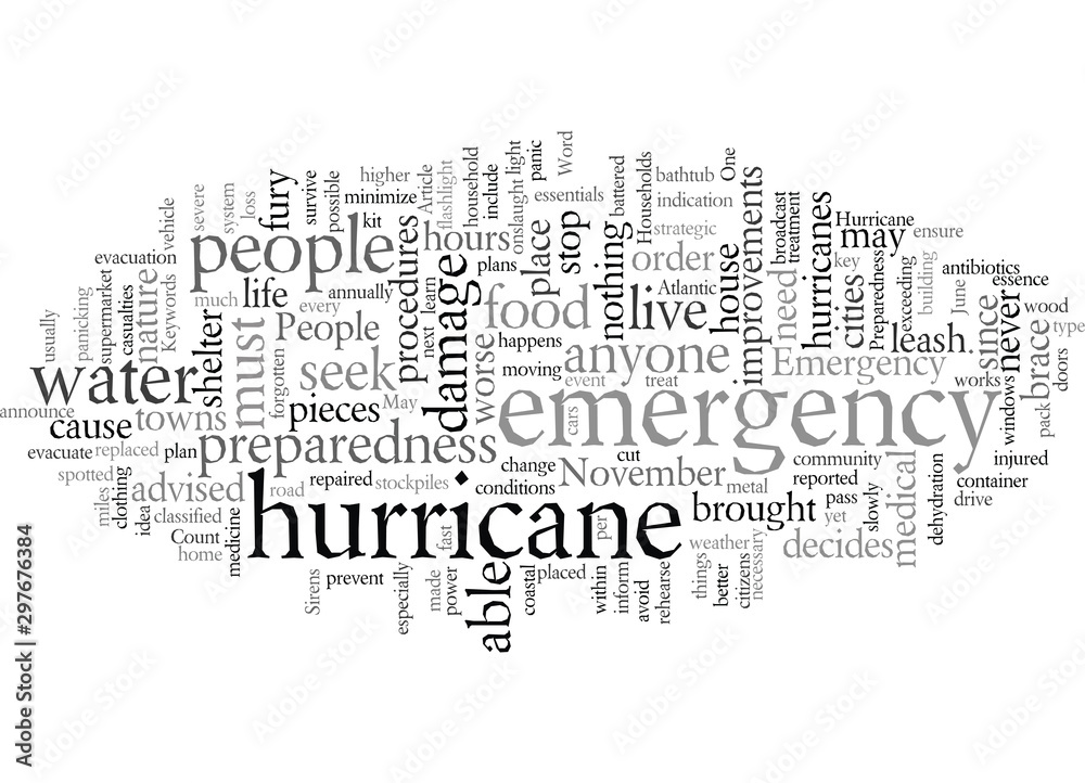 Emergency Preparedness For A Hurricane Emergency Preparedness For A Hurricane