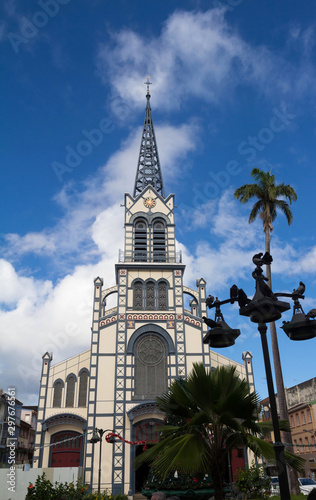 St. Louis Cathedral, Fort de France, in the French Caribbean island of Martinique
