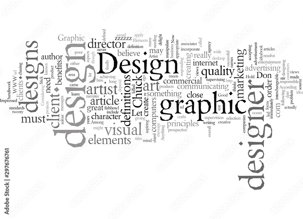 Obraz premium Elements of a Good Design