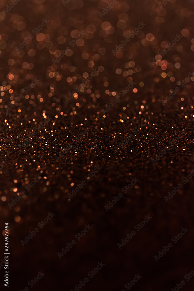Abstract glitter shining lights background. De-focused lights