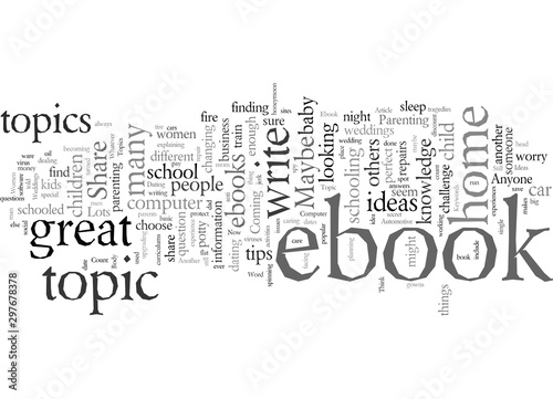 Ebook Topic Ideas