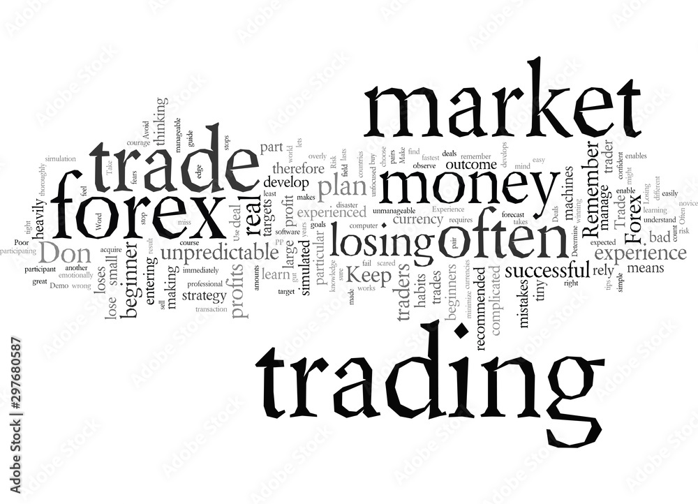 Obraz premium Dont Become Forex Poor