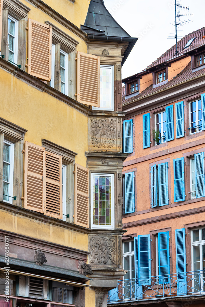 House with oriel in Colmar Alsace France House with oriel in Colmar Alsace France