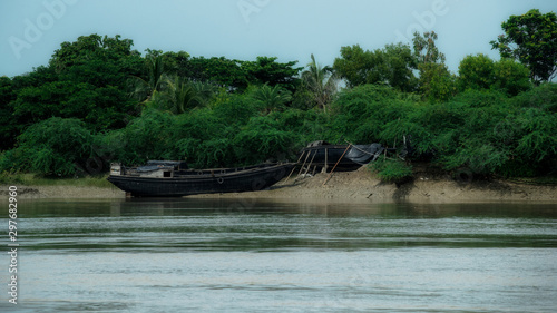 Photography Sundarban, West Bengal / India - September, 2017 Landscape and lifestyle of Trib