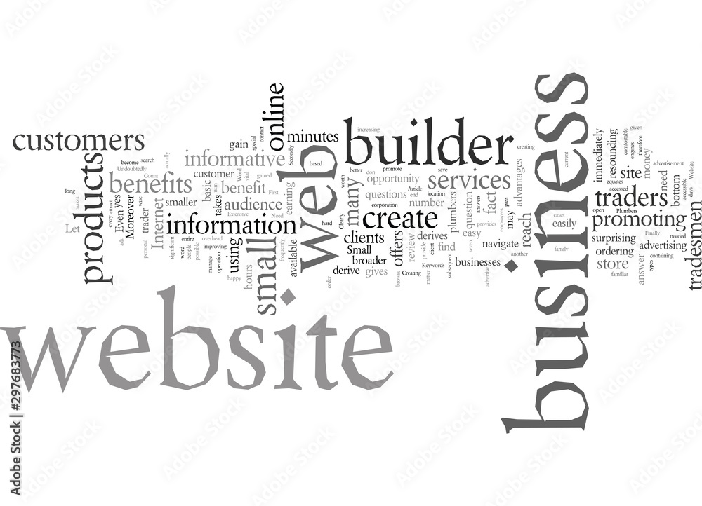 Obraz premium Do Tradesmen Like Plumbers Need A Basic Website