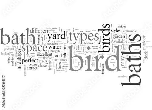 Different Types Of Bird Baths