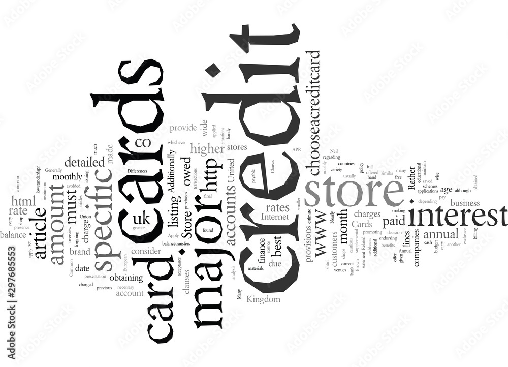 Differences Between Credit Cards and Store Cards Differences Between Credit Cards and Store Cards