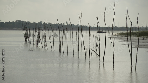 Photography Sundarban, West Bengal / India - September, 2017 Landscape and lifestyle of Trib