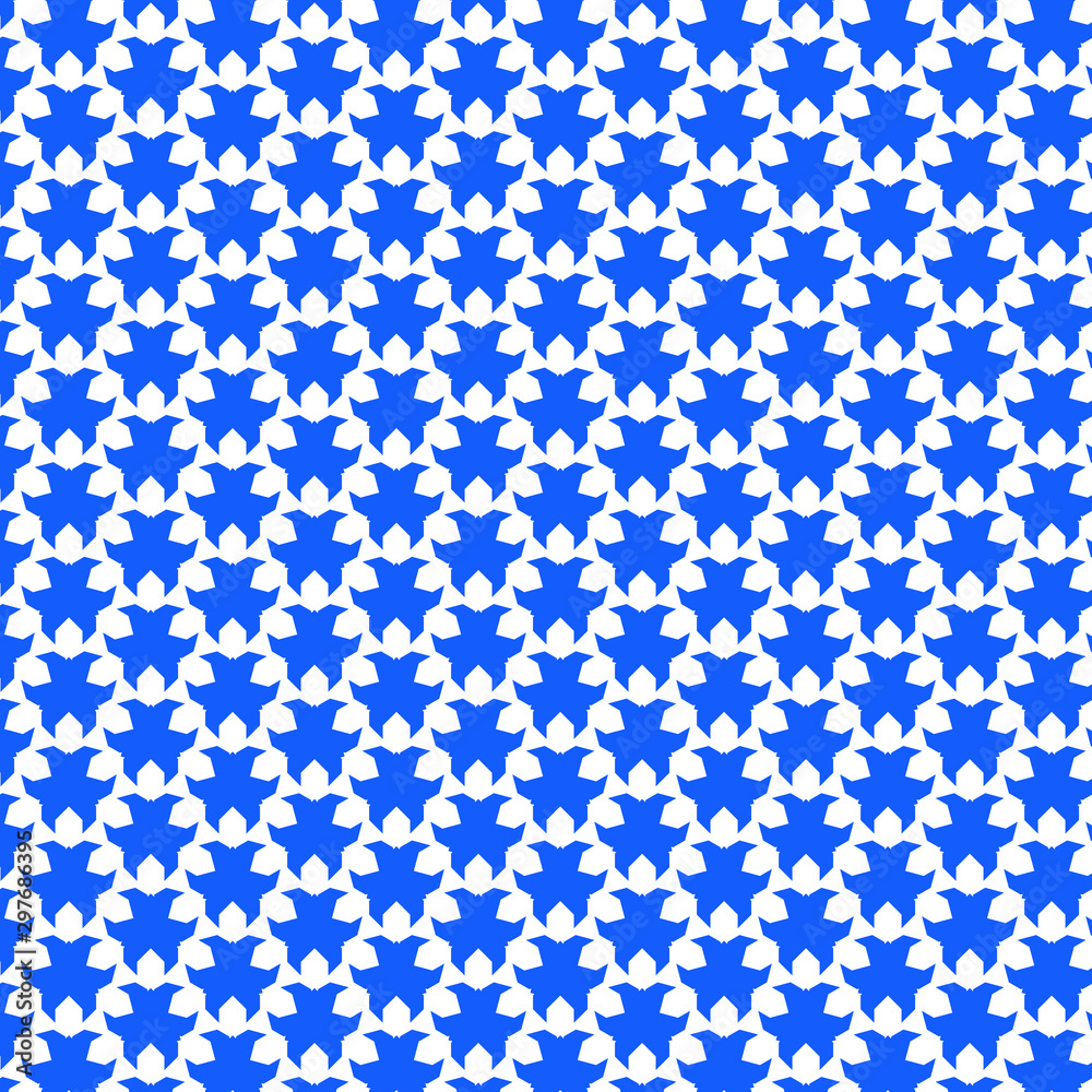 Abstract shape pattern blue color Abstract shape pattern blue color