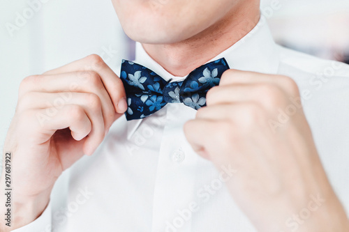 man in white shirt with tie